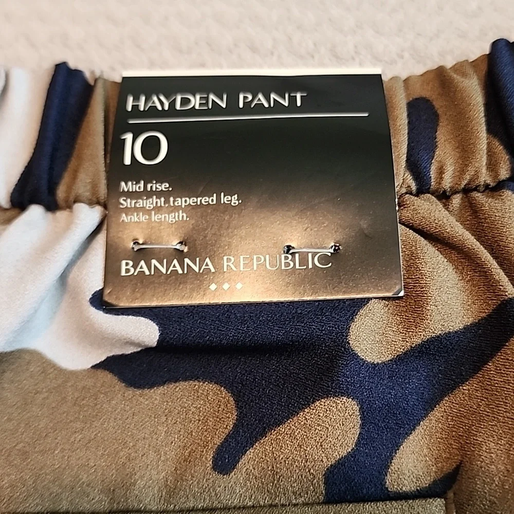 NWT Banana Republic Hayden Camo Pants - Picture 9 of 9